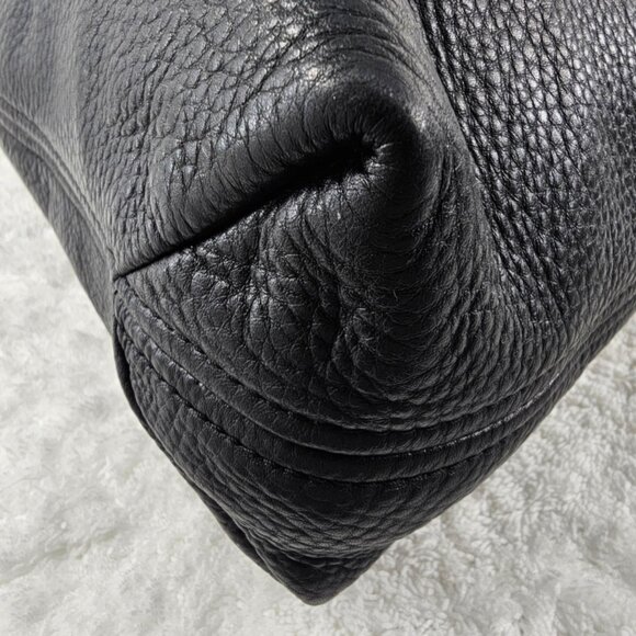 MICHAEL KORS Leather Hobo Shoulder Bag Tassel Chain Accent Crossbody Strap - Picture 10 of 13